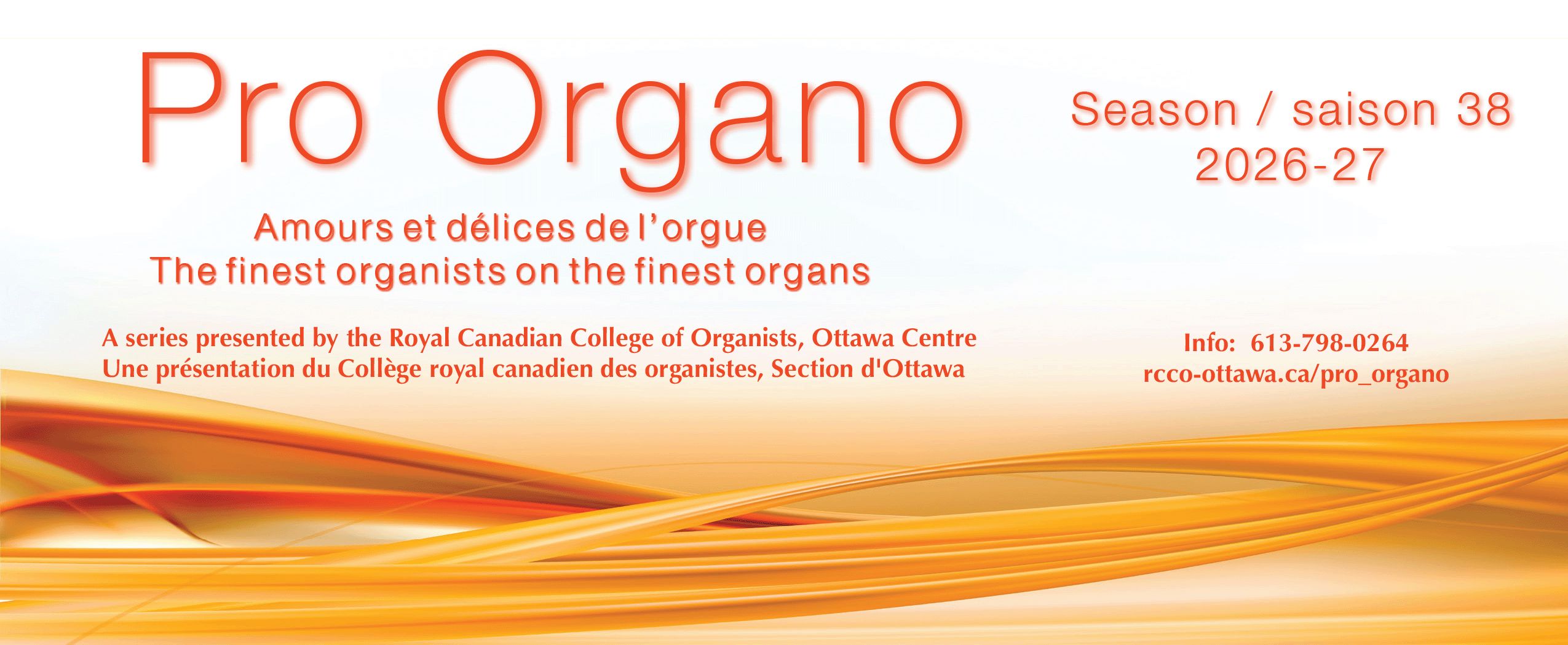 Click to view Pro Organo Brochure